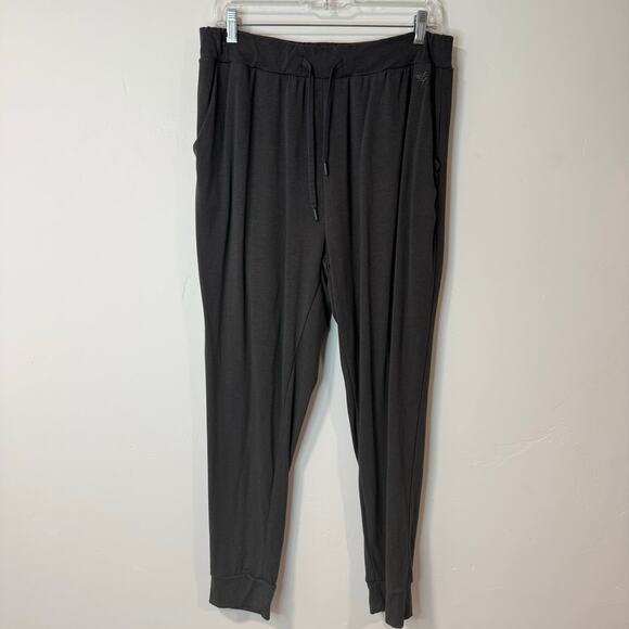 Cozy Earth Women's Jogger Pants Stretch Bamboo Lounge Cozy Soft Lesiure Gray XL - Picture 1 of 9